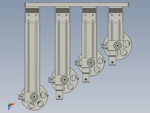 缠绕膜上料组装俯视缩略图