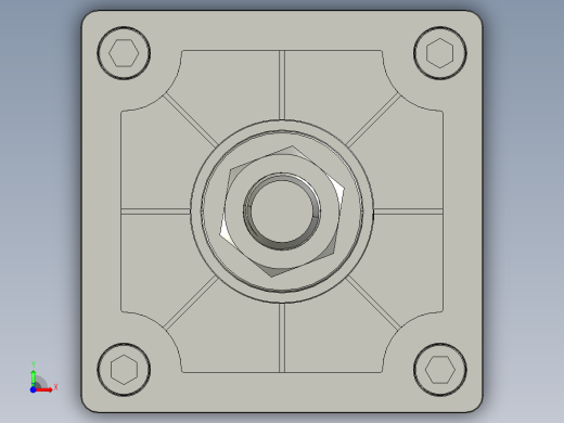 SC系列标准气缸_SC-125X50前视缩略图