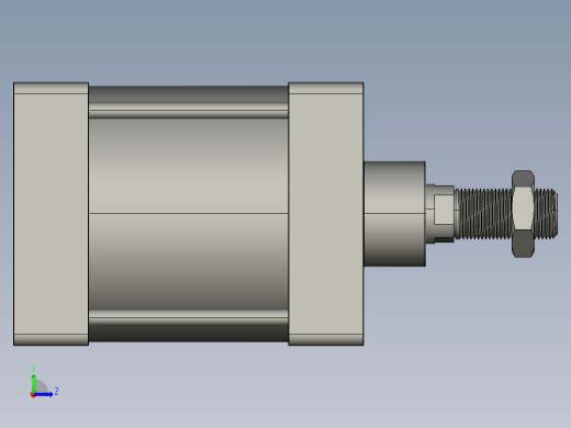 SC系列标准气缸_SC-125X50左视缩略图