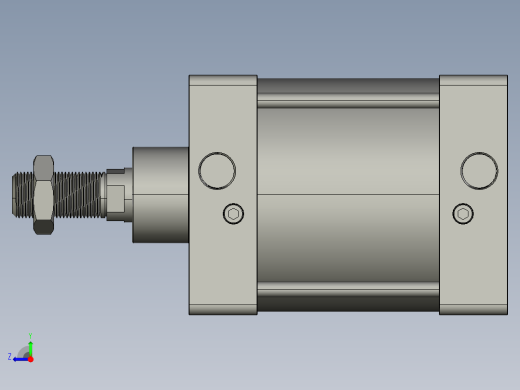 SC系列标准气缸_SC-125X50右视缩略图