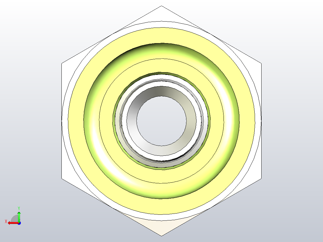 工业通用软管接头1AYBL-11-08C后视图