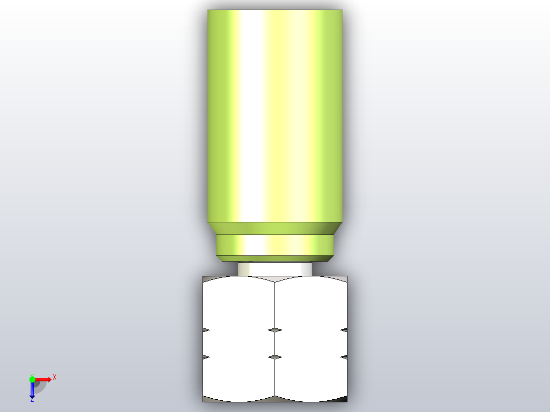 工业通用软管接头1AYBL-11-08C俯视图