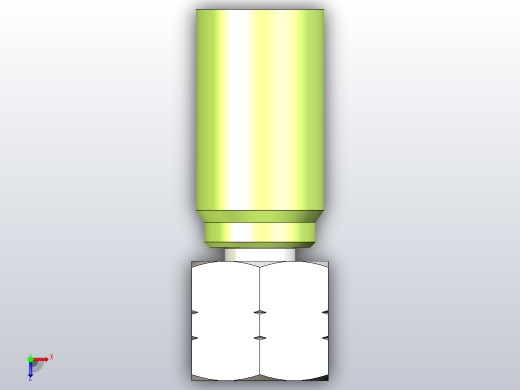 工业通用软管接头1AYBL-11-08C俯视缩略图
