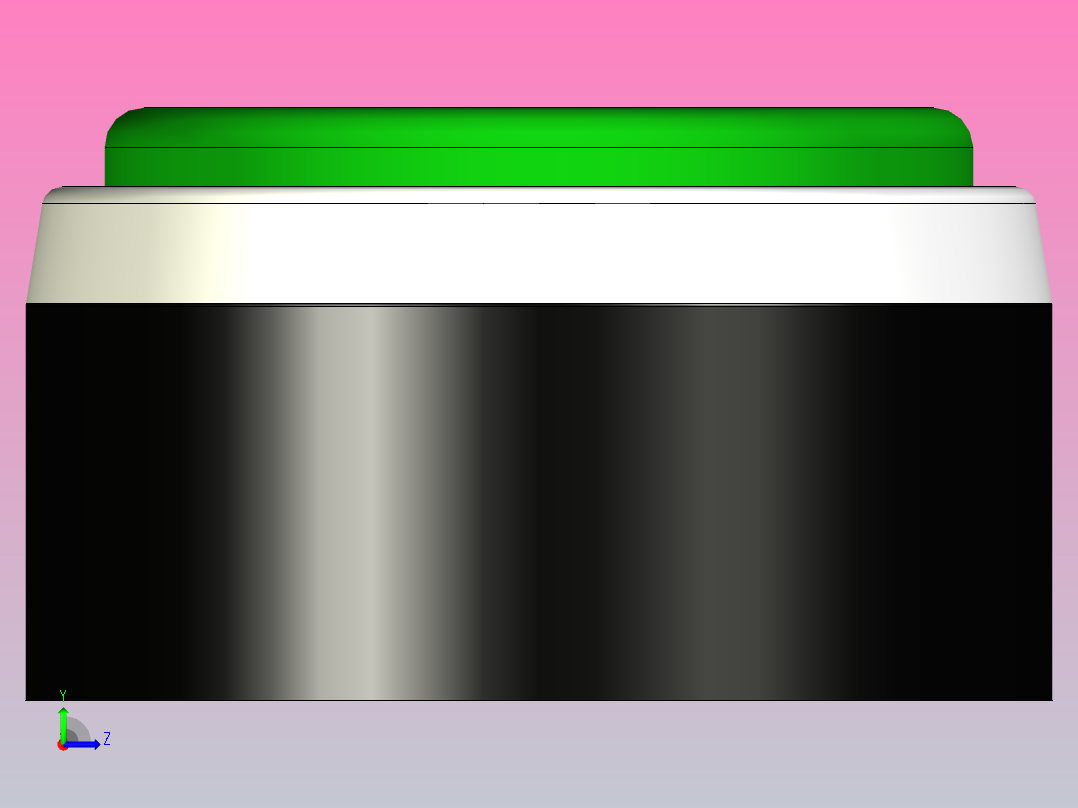 绿色按钮左视图