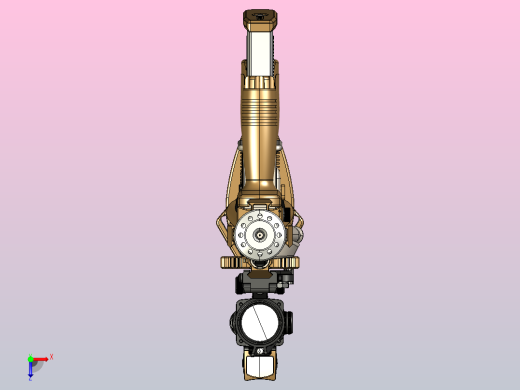 HK-416D建模模型俯视缩略图