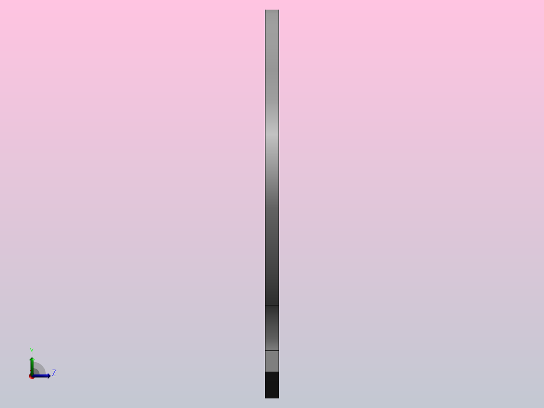 轴用弹性挡圈B型22左视图