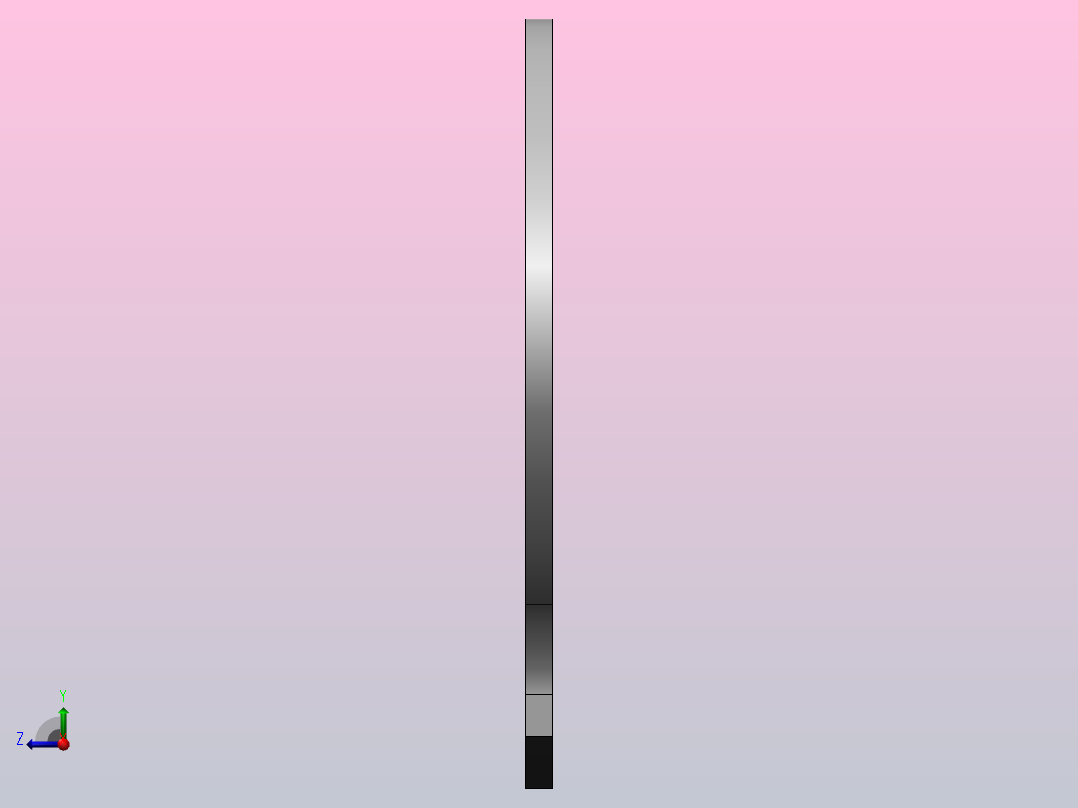 轴用弹性挡圈B型22右视图