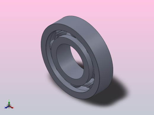 多套GBT276深沟球轴承3D模型Solidworks设计正等轴测缩略图