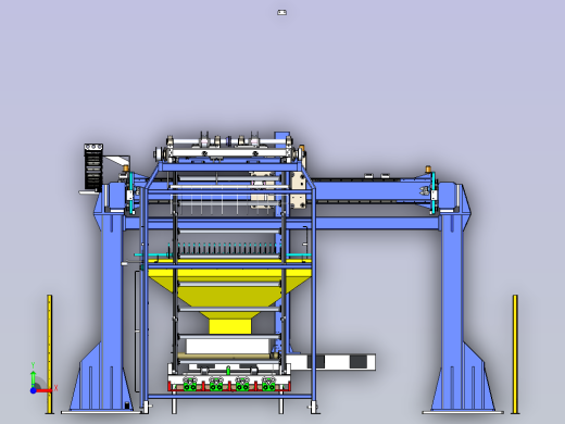 龙门桁架机械手搬运拆袋前视缩略图