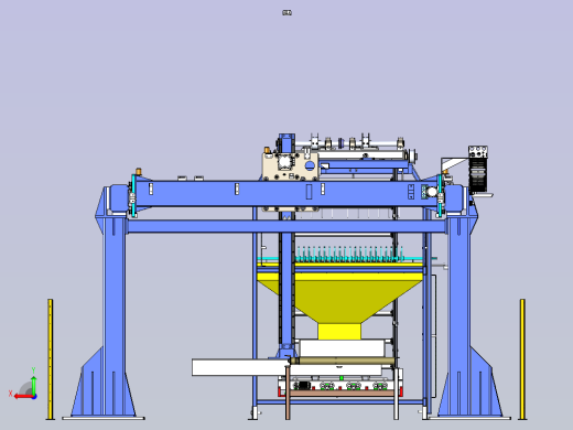 龙门桁架机械手搬运拆袋后视缩略图