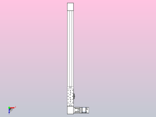 带式直线轴半闭式TPA-ONB-60-140-L750-DR-J60-N3俯视缩略图
