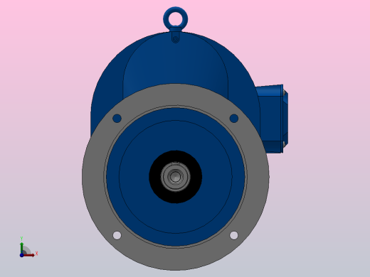 RXF87法兰轴伸式安装斜齿轮减速机RX87-Y3-4P-100-M1-0°-Φ300前视缩略图