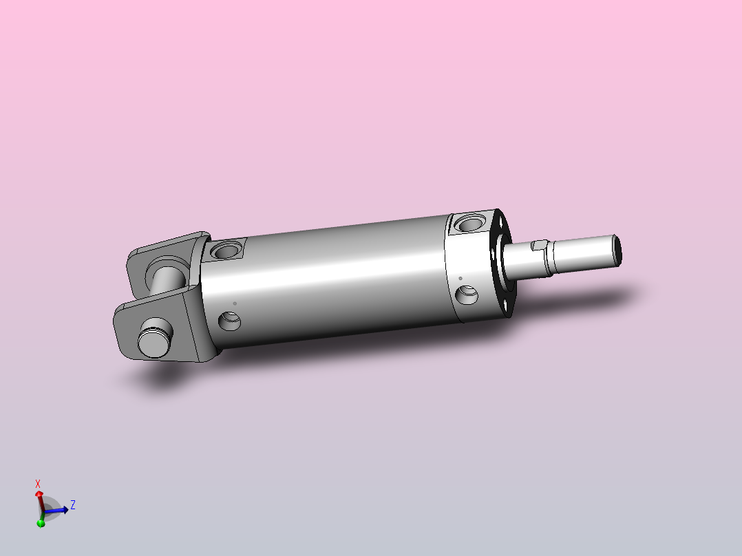 气缸CG1DN40-50主视图