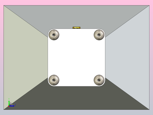 2至8 GHz (S波段至C波段)双脊喇叭3D打印宽带天线左视缩略图