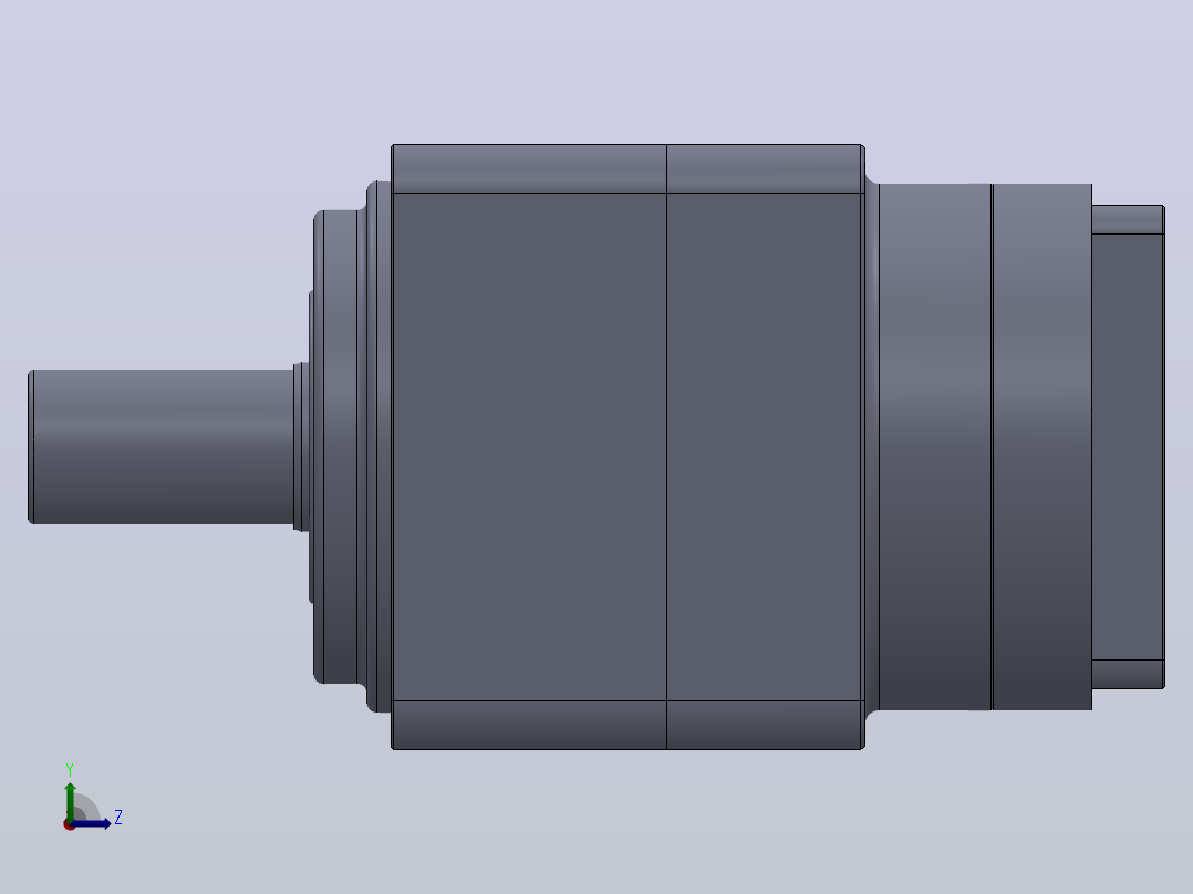 ZDR精密行星125ZDR9-1500左视图