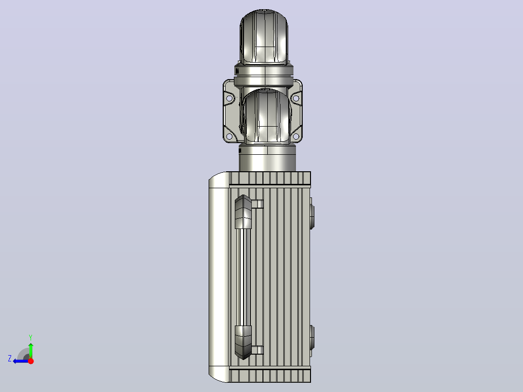 操作箱-A3-墙座-中间连接器-90度箱体连接器-300-200右视图