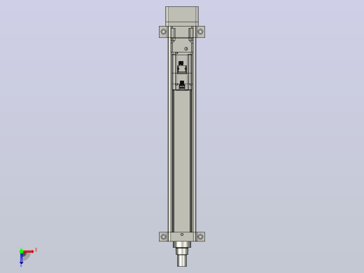 轻载电动缸TPA-ESR100-3210C-L600-MR-LB-W-P75-JX-C3俯视缩略图
