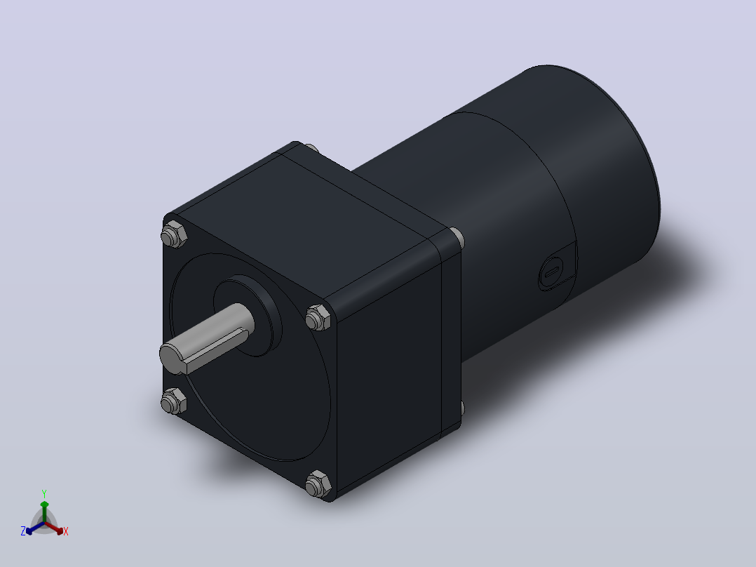 70DC(20W╱36W)微型直流组合型电机[70DC30GV24R16-70GK10HK]主视图