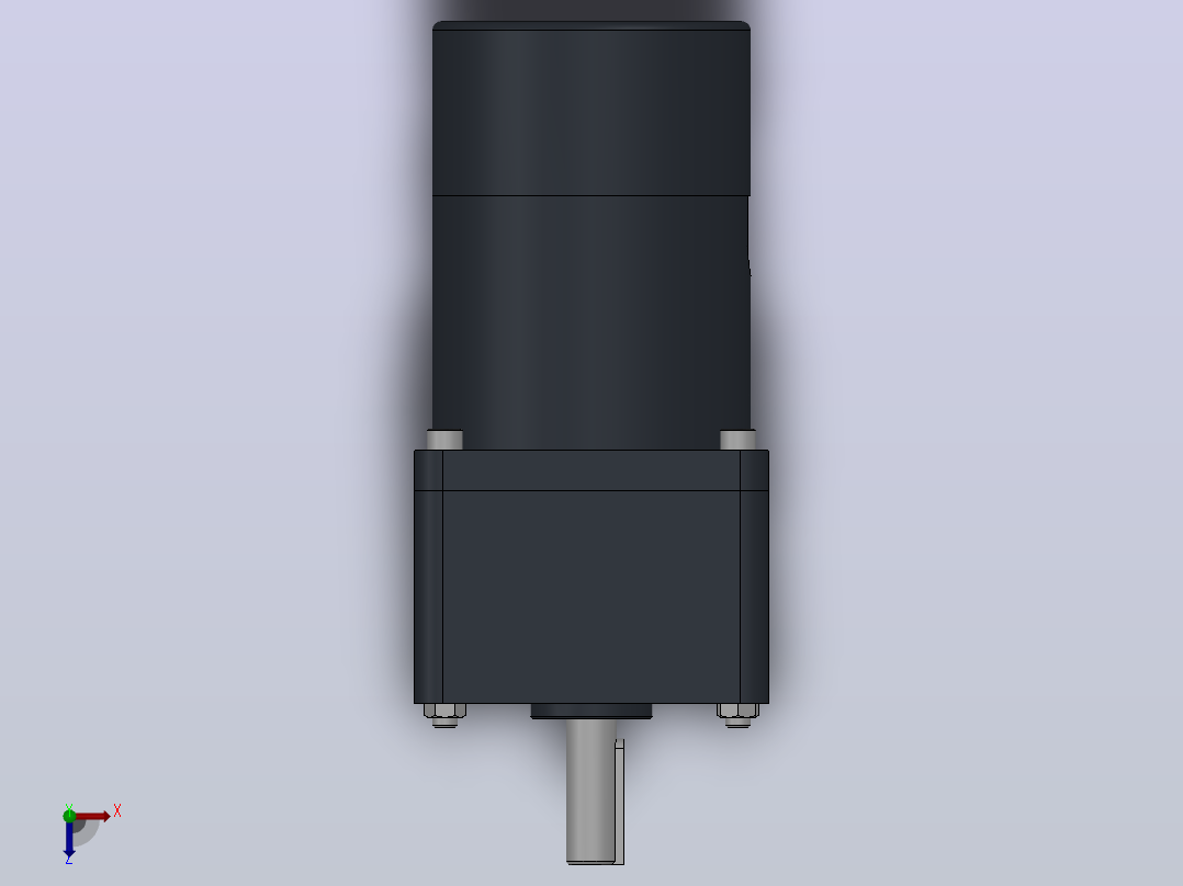 70DC(20W╱36W)微型直流组合型电机[70DC30GV24R16-70GK10HK]俯视图