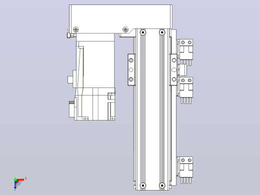 钢基模组TPA-KNR-4002C-150A1-ML-H1S2俯视缩略图