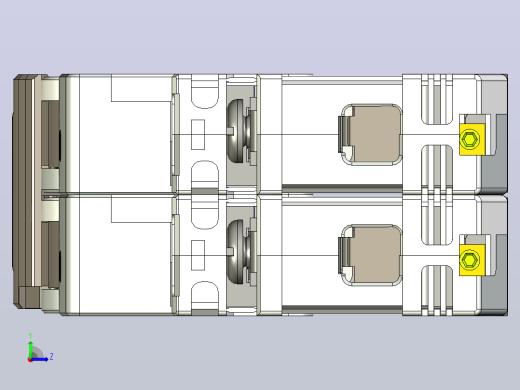 NB8-63H 2P小型断路器三维模型202306左视缩略图