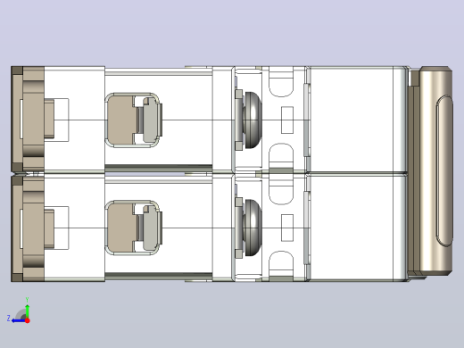 NB8-63H 2P小型断路器三维模型202306右视缩略图