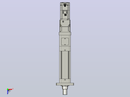 轻载电动缸TPA-ESR80-2510C-L100-M-FA-W-P75-JX-C3俯视缩略图