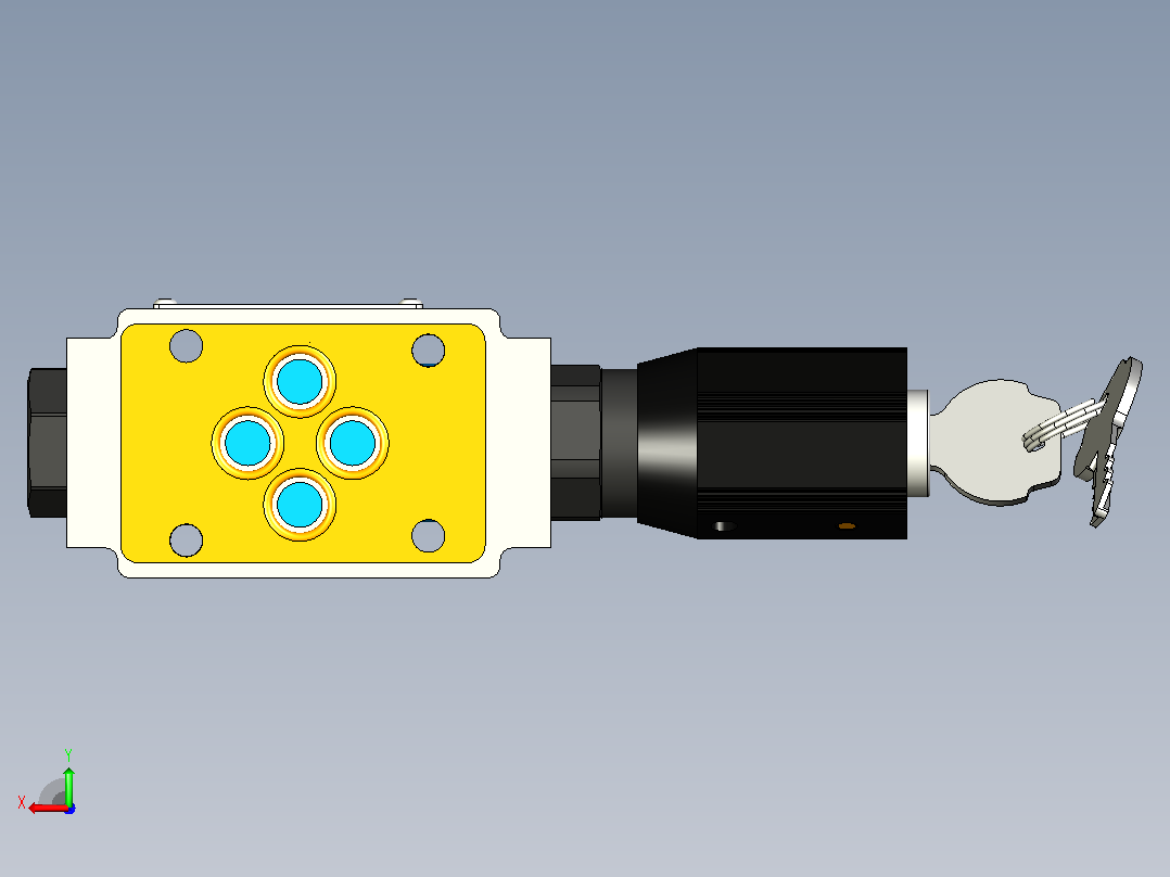 Z2FS6A-3-4XJ-S2叠加式单向节流阀后视图