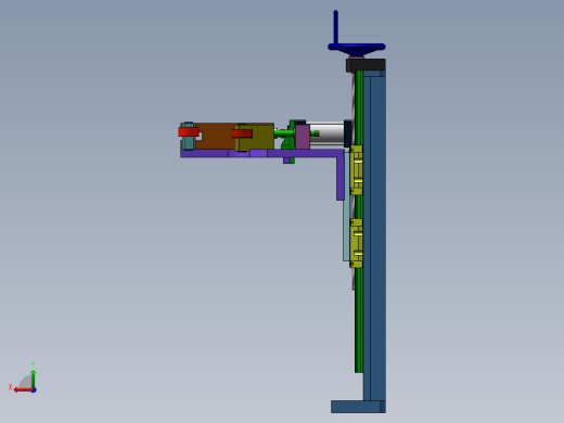 圆管类辅助夹紧机构后视缩略图
