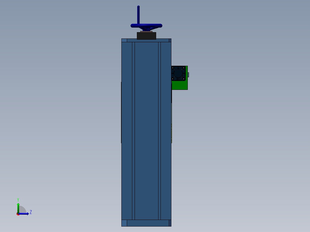 圆管类辅助夹紧机构左视图