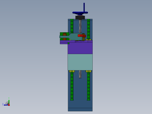 圆管类辅助夹紧机构右视缩略图