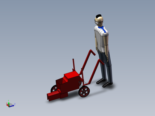 手扶式搬砖机设备