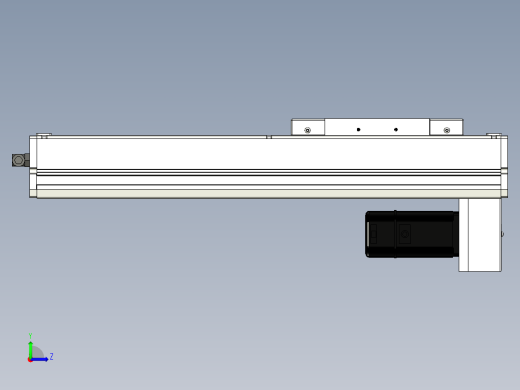 Toyo东佑达直线模组-ECH17-300-BM-400W左视缩略图