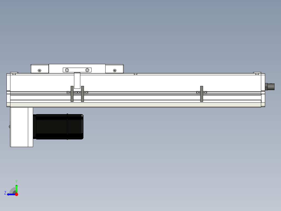 Toyo东佑达直线模组-ECH17-300-BM-400W右视图