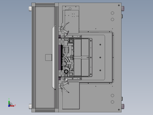自动化笔记本屏幕+底座对位组装机3D模型前视缩略图
