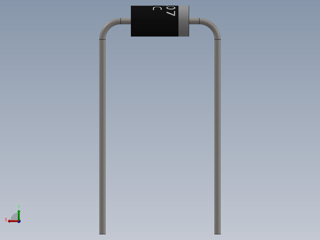 电容器 二极管 电阻器-Rectifier Diode 1N5399后视图