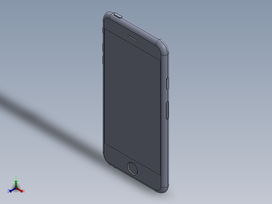 苹果6 iphone+6正等轴测图