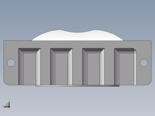 Q118-右轴承座组件机械加工工艺及夹具设计【轴承盖铣面+轴承座镗孔】【三维零件】后视缩略图