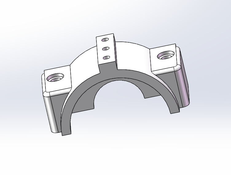 Q118-右轴承座组件机械加工工艺及夹具设计【轴承盖铣面+轴承座镗孔】【三维零件】