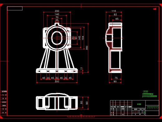 Q118-右轴承座组件机械加工工艺及夹具设计【轴承盖铣面+轴承座镗孔】【三维零件】缩略图