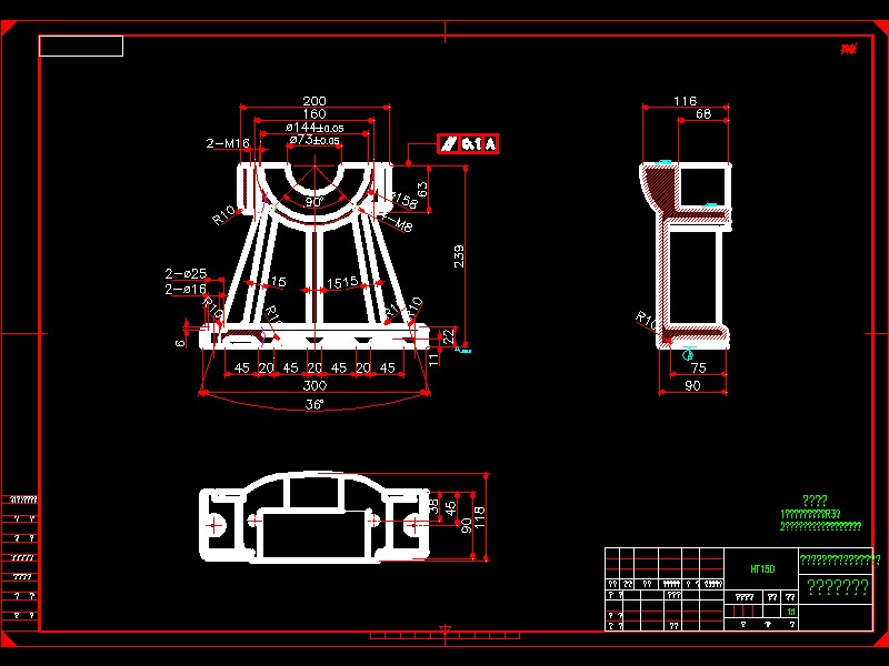 Q118-右轴承座组件机械加工工艺及夹具设计【轴承盖铣面+轴承座镗孔】【三维零件】