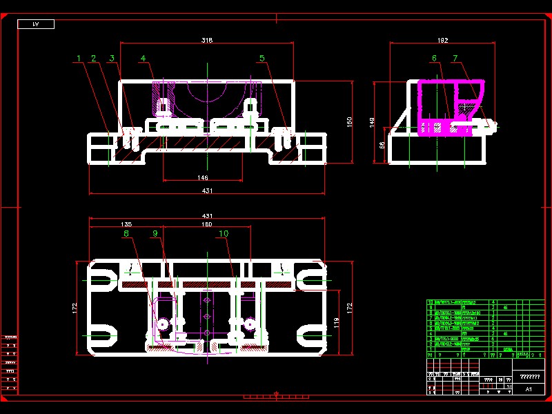 Q118-右轴承座组件机械加工工艺及夹具设计【轴承盖铣面+轴承座镗孔】【三维零件】