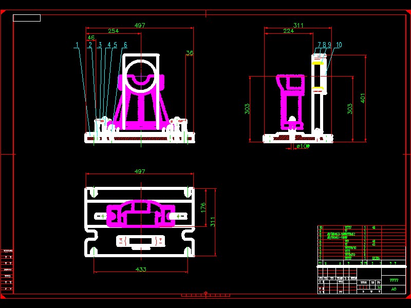 Q118-右轴承座组件机械加工工艺及夹具设计【轴承盖铣面+轴承座镗孔】【三维零件】