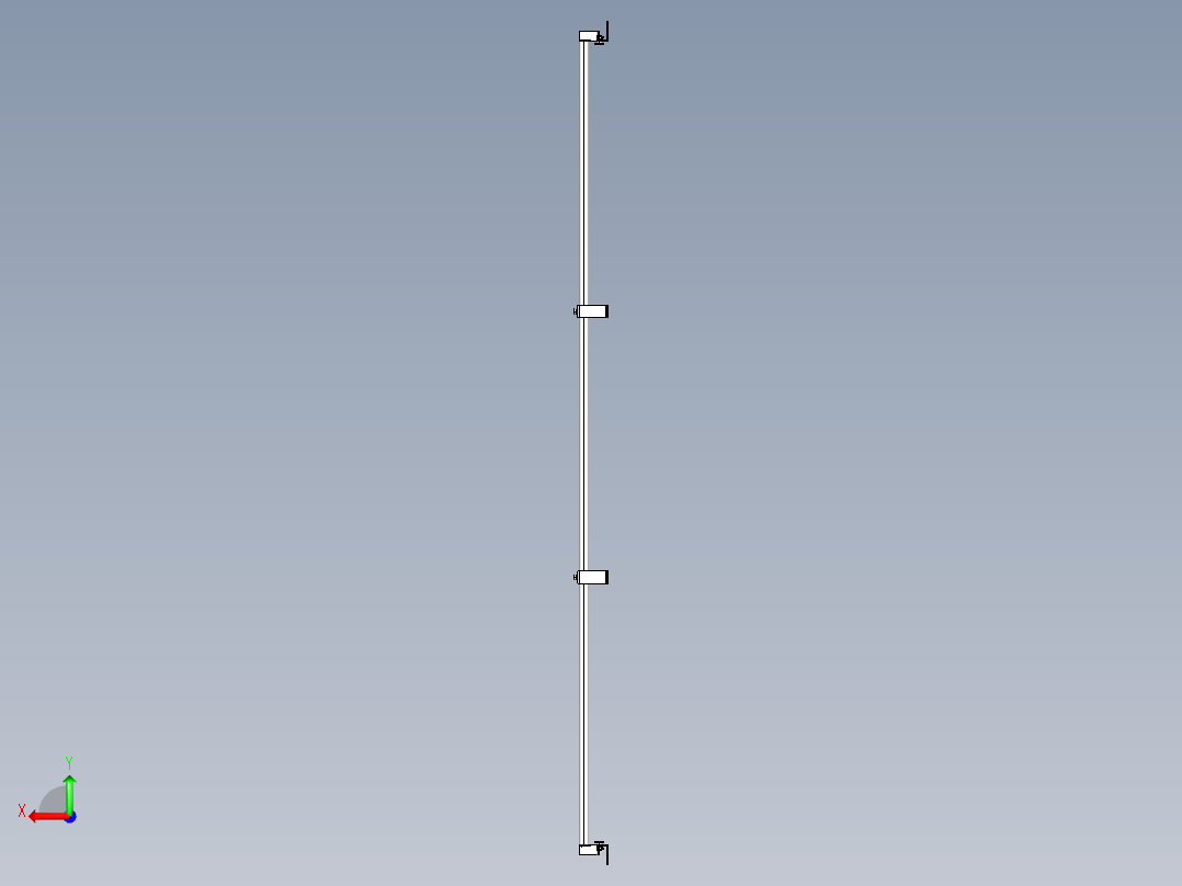 基恩士SL-JB159_side-mount_kc图纸模型后视图