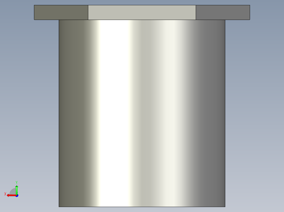 船舶管路系统SeaCor_ReducerBushing_FPTxSPIG_37J138101_0.75in x 0.5in后视图