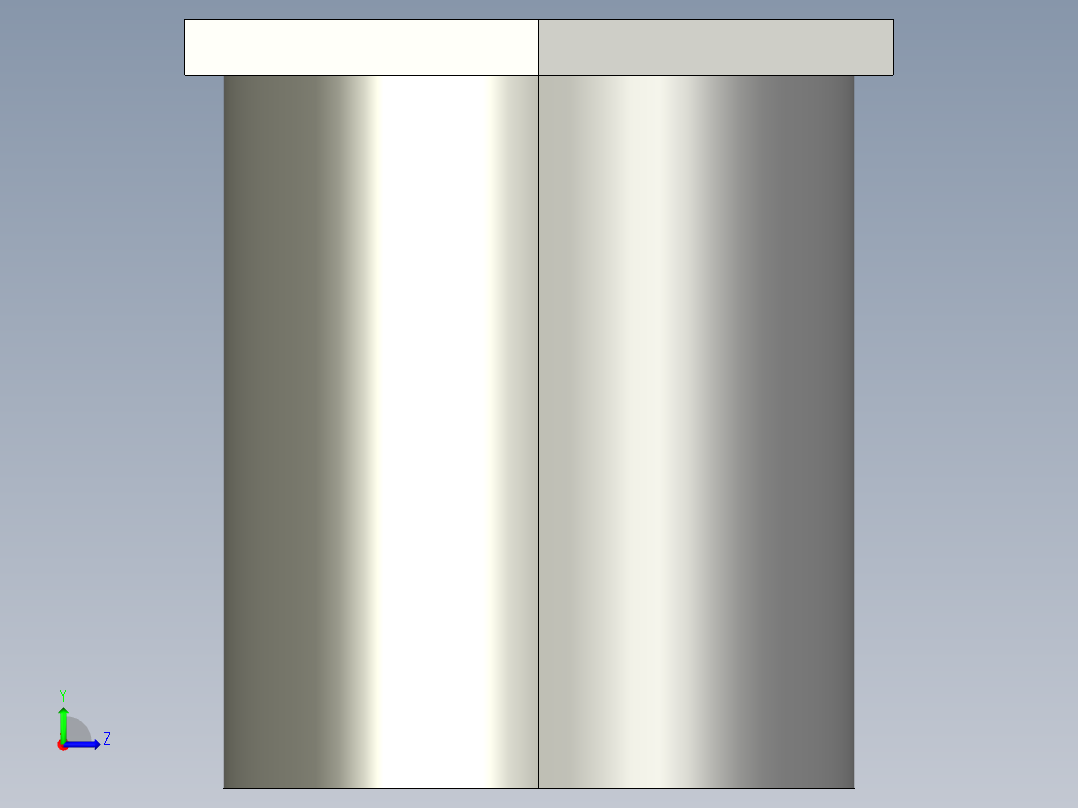 船舶管路系统SeaCor_ReducerBushing_FPTxSPIG_37J138101_0.75in x 0.5in左视图