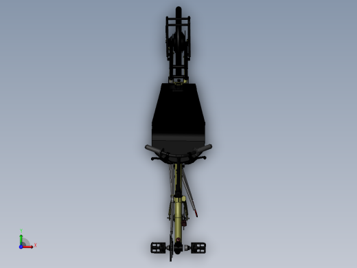 46---折叠式卧式单车sw2016三维图纸模型设计图纸前视缩略图