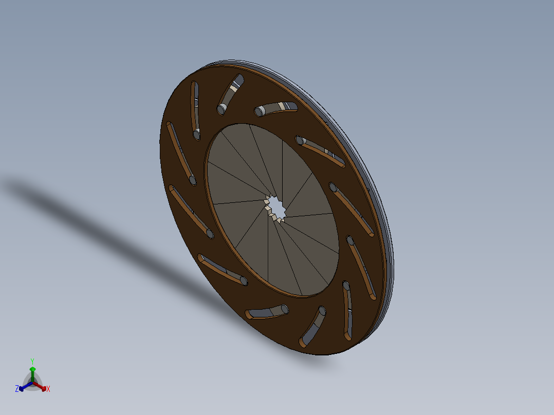 虹膜机构20正等轴测图