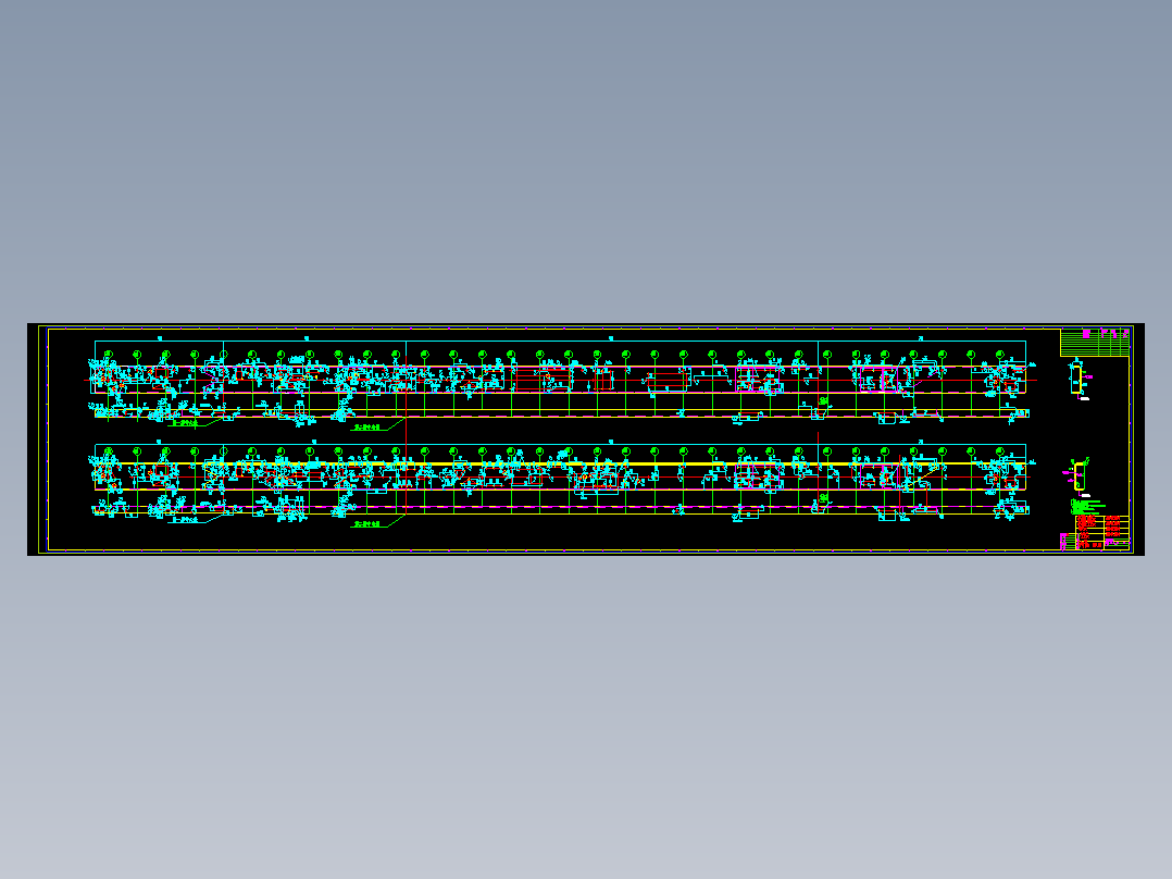 载货车车架及支架CAD图纸7张