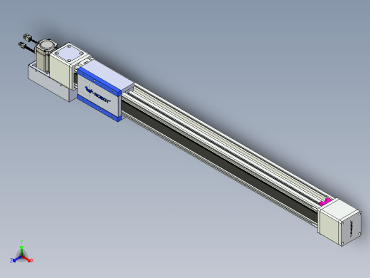 威洛博LB.GB同步带传动--欧规系列GB8-L96-S850-BL-P40正等轴测缩略图